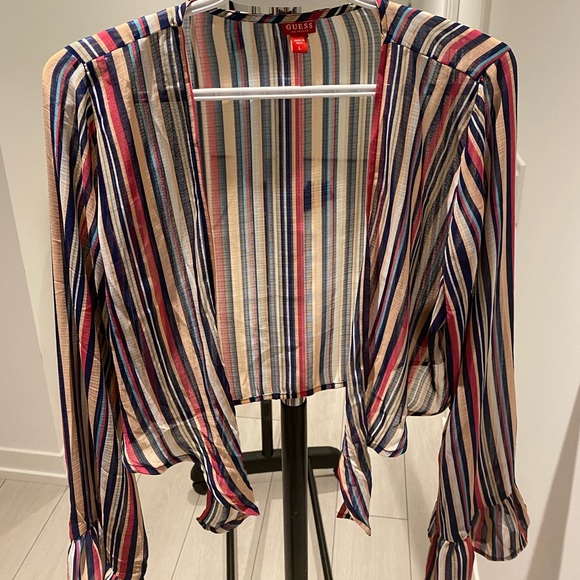 Front tie crop blouse - Picture 1 of 1